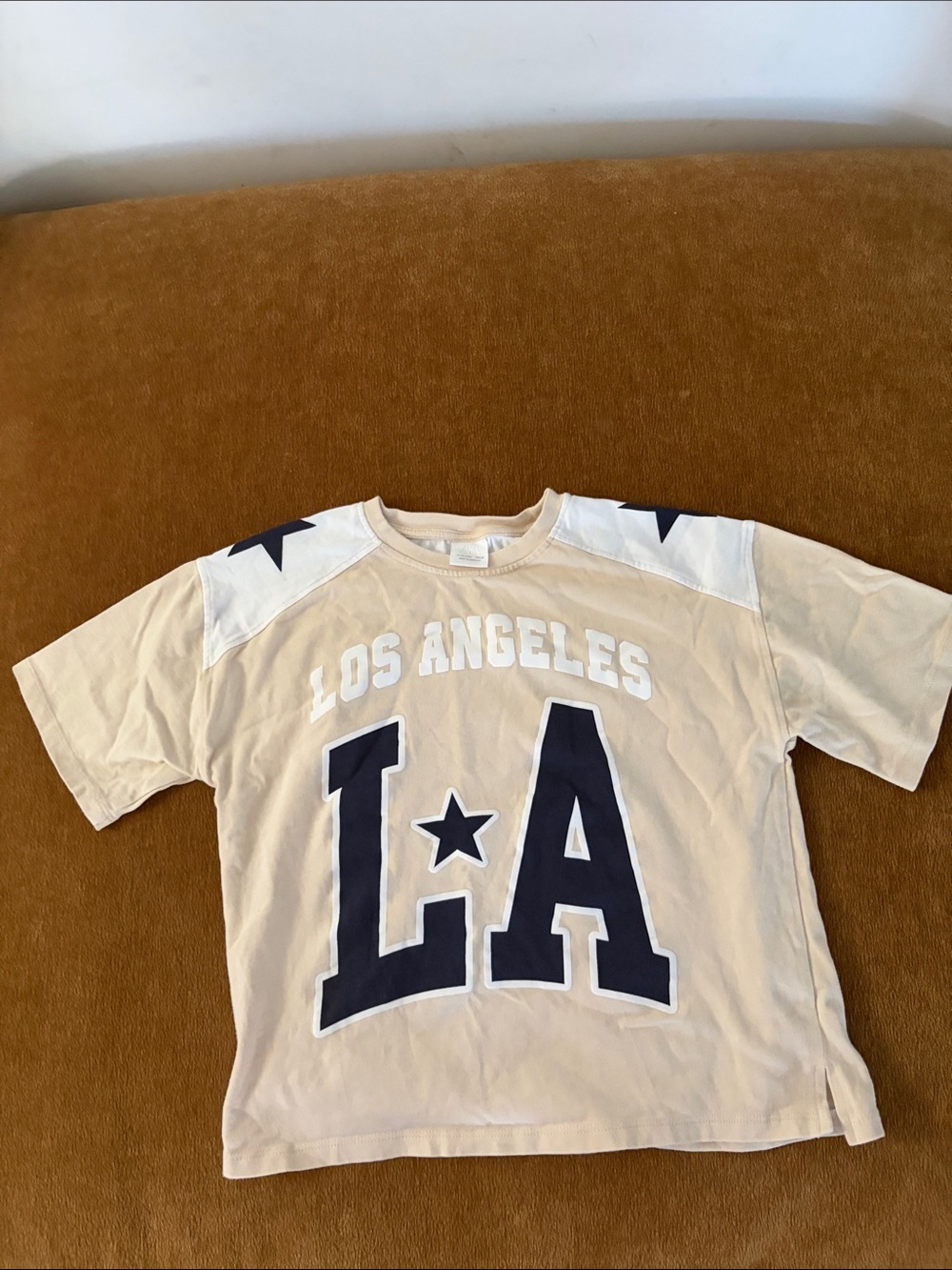 Zara Cream Crewneck Tee